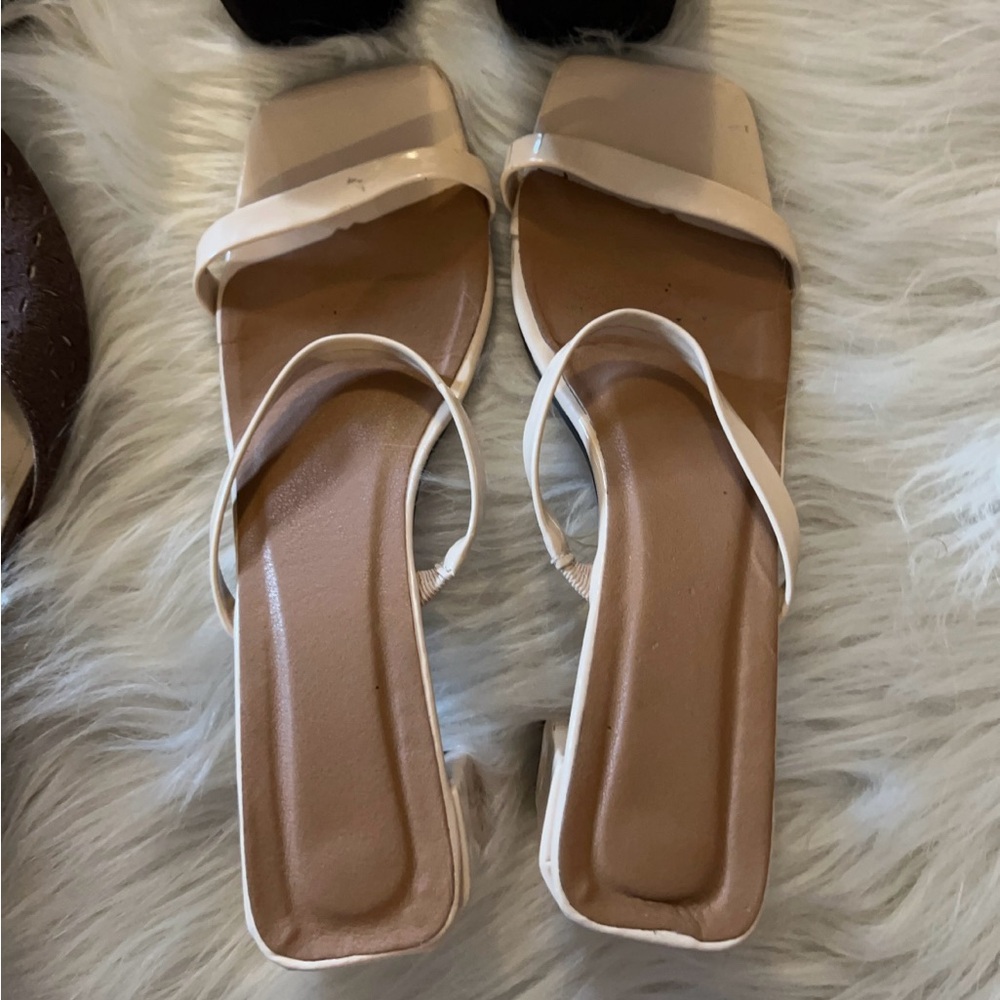 Elegant Cream Women's Sandals